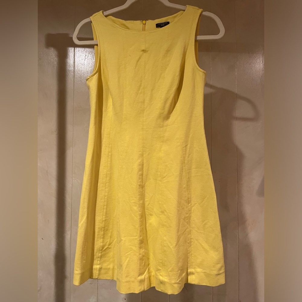 Ann Taylor Petite Yellow Dress